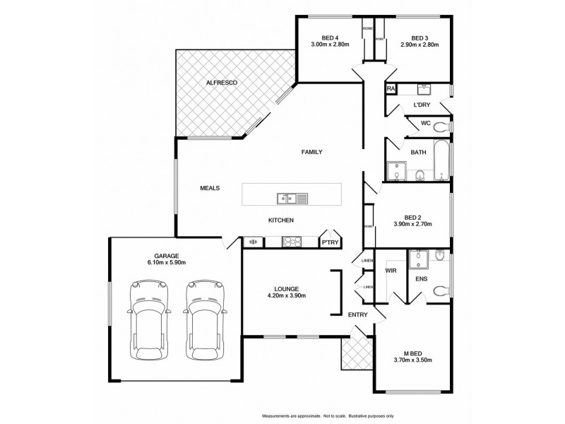 11 Mortimer Terrace, Leneva VIC 3691 Floorplan