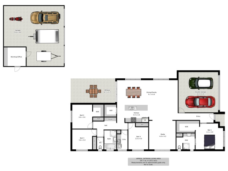 24 Clarendon Avenue, Wodonga VIC 3690 Floorplan