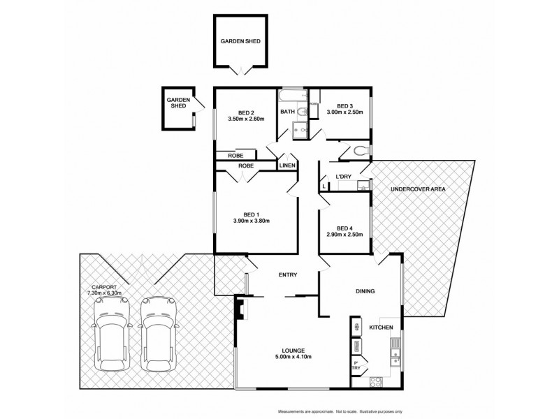 5 Wattle Court, Wodonga VIC 3690 Floorplan