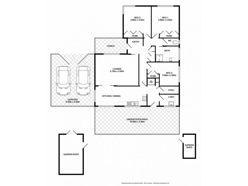 14 Jarrah Street, Wodonga VIC 3690 Floorplan