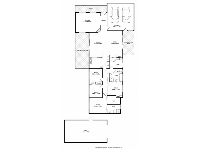 529 Iluka Crescent, Lavington NSW 2641 Floorplan