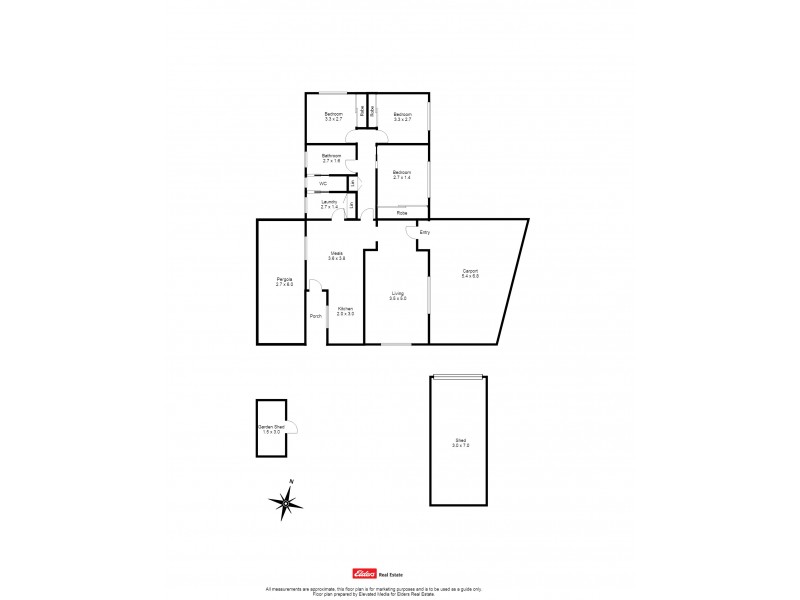 47 London Road, Wodonga VIC 3690 Floorplan