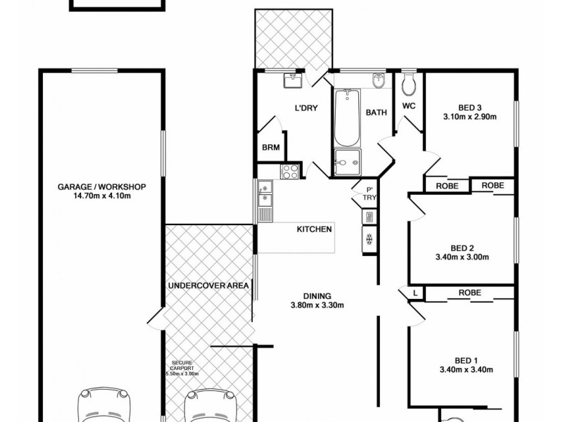 132 Brockley Street, Wodonga VIC 3690 Floorplan
