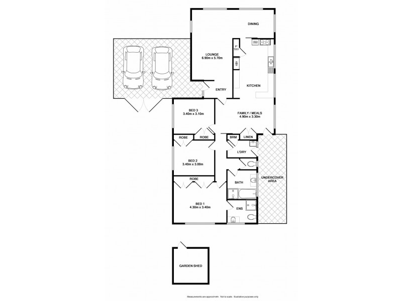 20 Acacia Crescent, Wodonga VIC 3690 Floorplan