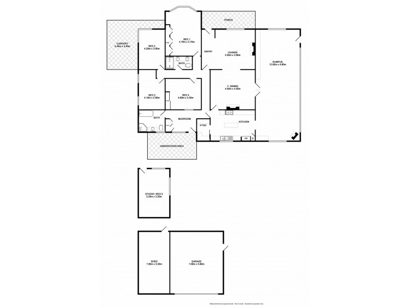 13 Birdwood Street, Corowa NSW 2646 Floorplan
