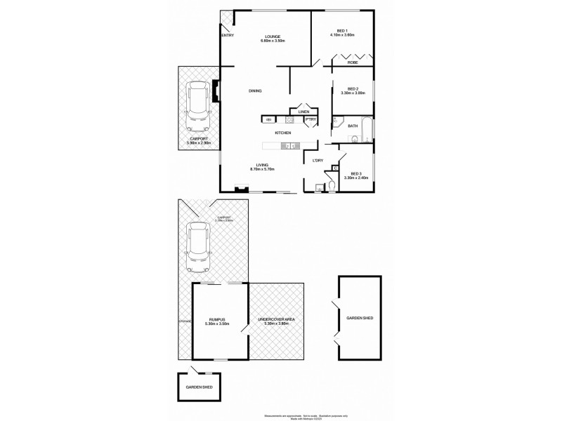 54 Brockley Street, Wodonga VIC 3690 Floorplan