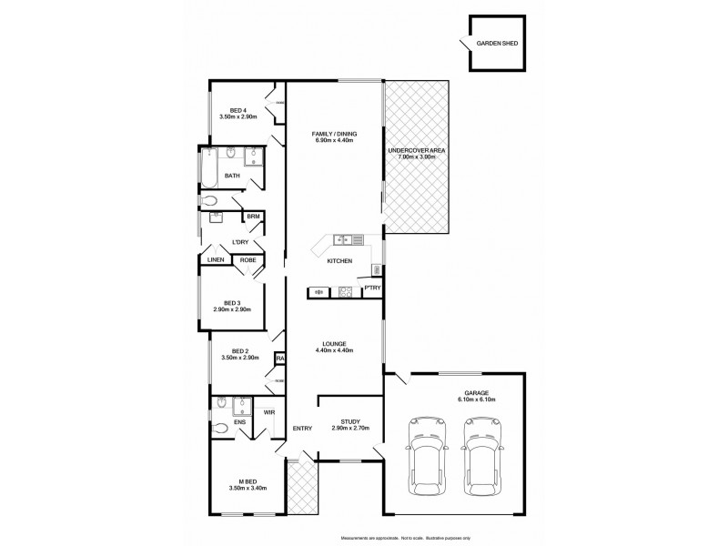 7 Prestwick Place, Wodonga VIC 3690 Floorplan