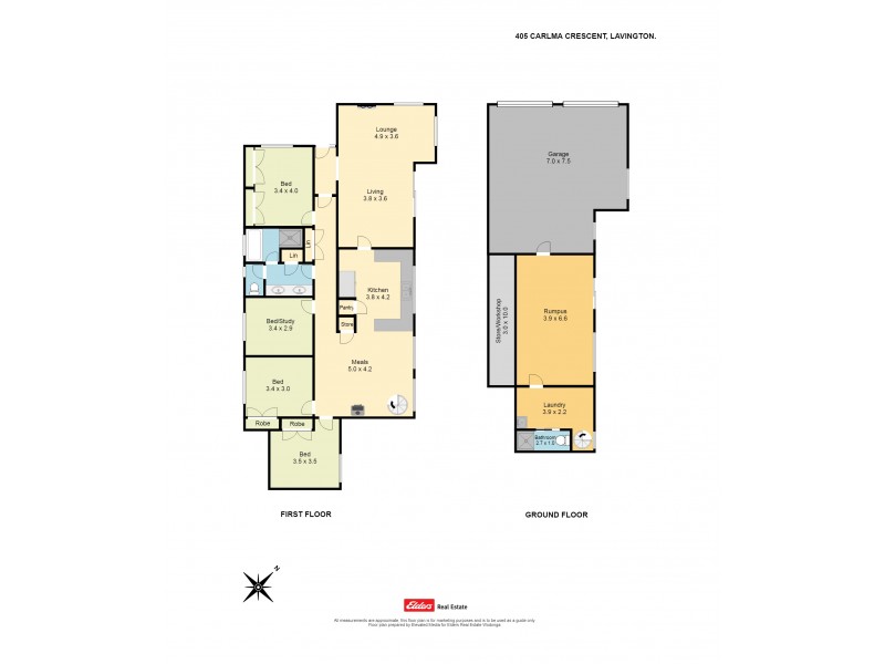 405 Carlma Crescent, Lavington NSW 2641 Floorplan