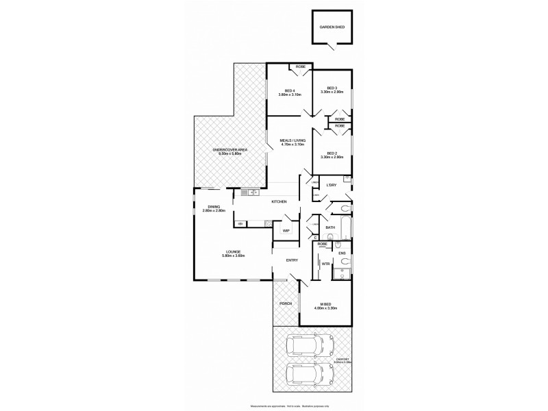 22 Moonya Drive, Wodonga VIC 3690 Floorplan