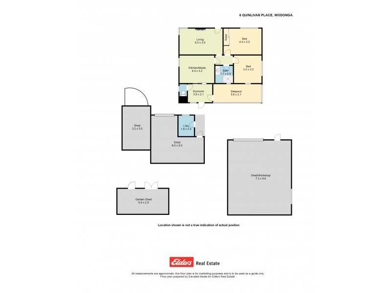 6 Quinlivan Place, Wodonga VIC 3690 Floorplan