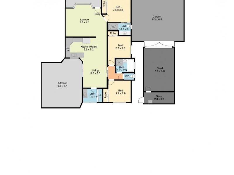 10 Bel-Air Street, Wodonga VIC 3690 Floorplan