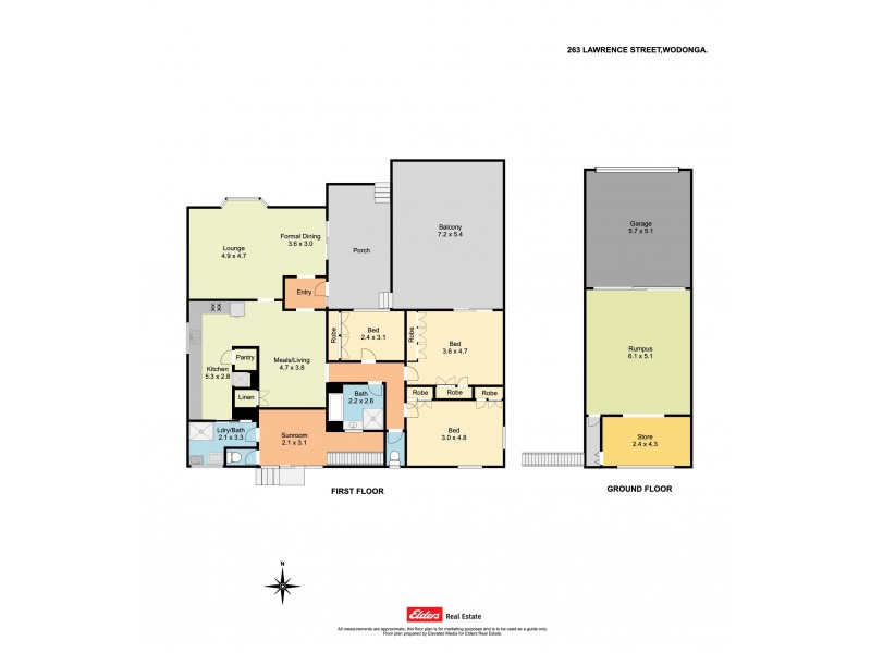 263 Lawrence Street, Wodonga VIC 3690 Floorplan