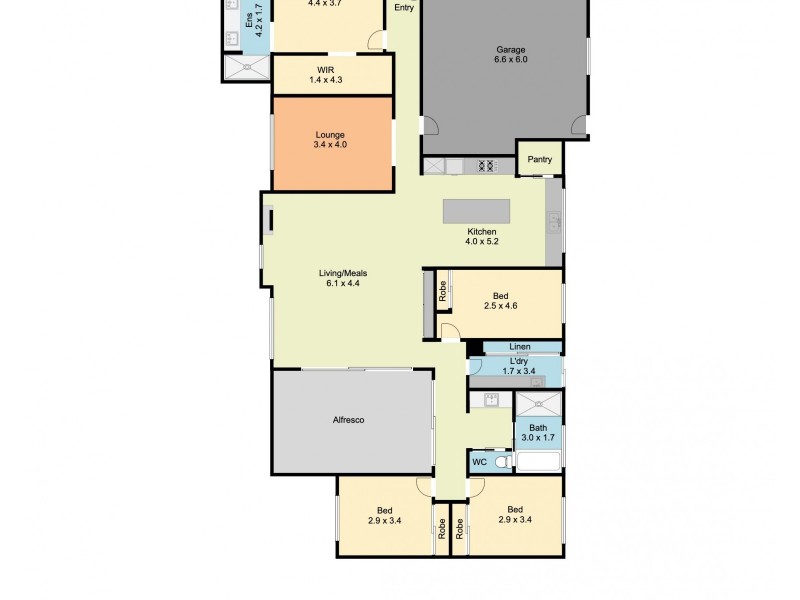 13 Hearst Court, Wodonga VIC 3690 Floorplan