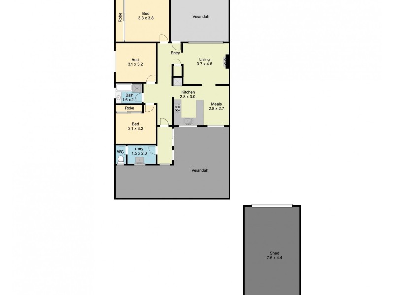 11 Hereford Street, Wodonga VIC 3690 Floorplan
