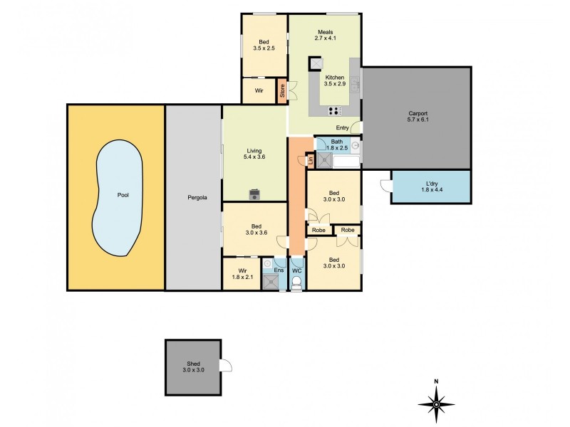 127 Easterby Court, Howlong NSW 2643 Floorplan