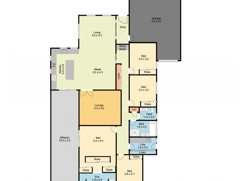 57 Golflinks Avenue, Wodonga VIC 3690 Floorplan