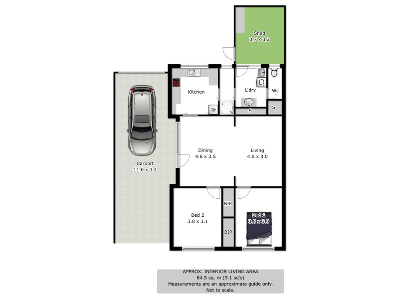 5/36 Brockley Street, Wodonga VIC 3690 Floorplan