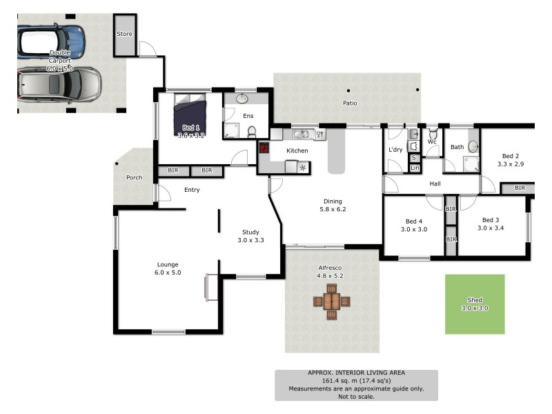 1 Marshall Street, Wodonga VIC 3690 Floorplan