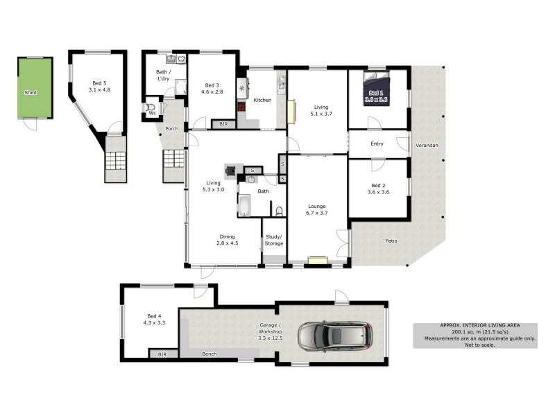 1 South Street, Culcairn NSW 2660 Floorplan