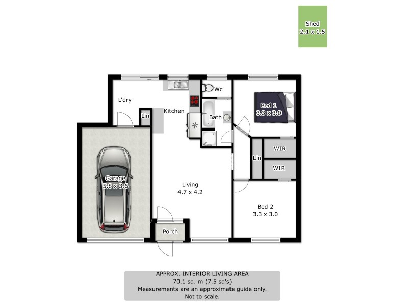 1/49 Vermont Street, Wodonga VIC 3690 Floorplan