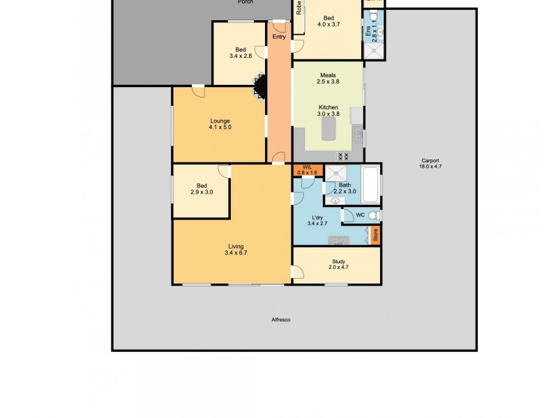 26 Lawrence Street, Wodonga VIC 3690 Floorplan
