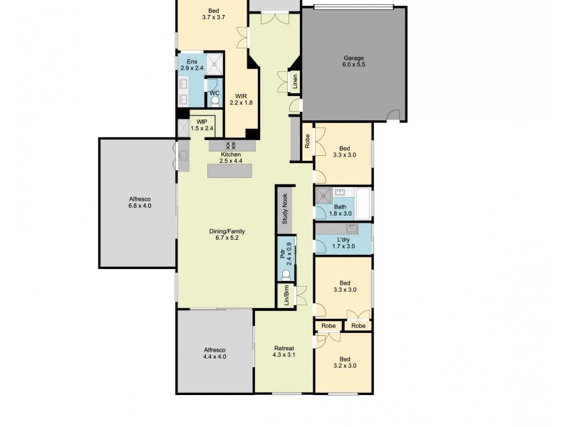 16 Woodbridge Street, Killara VIC 3691 Floorplan