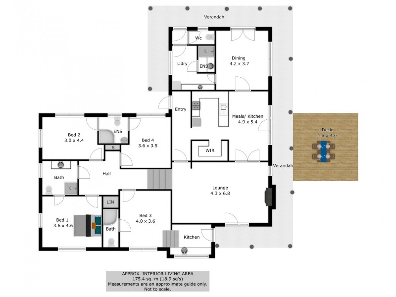 134 Yackandandah Road, Yackandandah VIC 3749 Floorplan