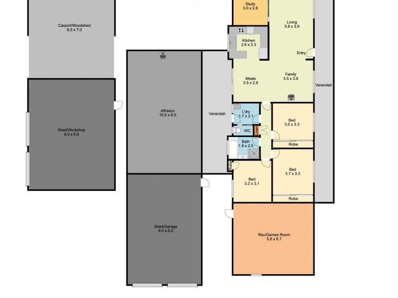 29 Thompsons Lane, Barnawartha VIC 3688 Floorplan