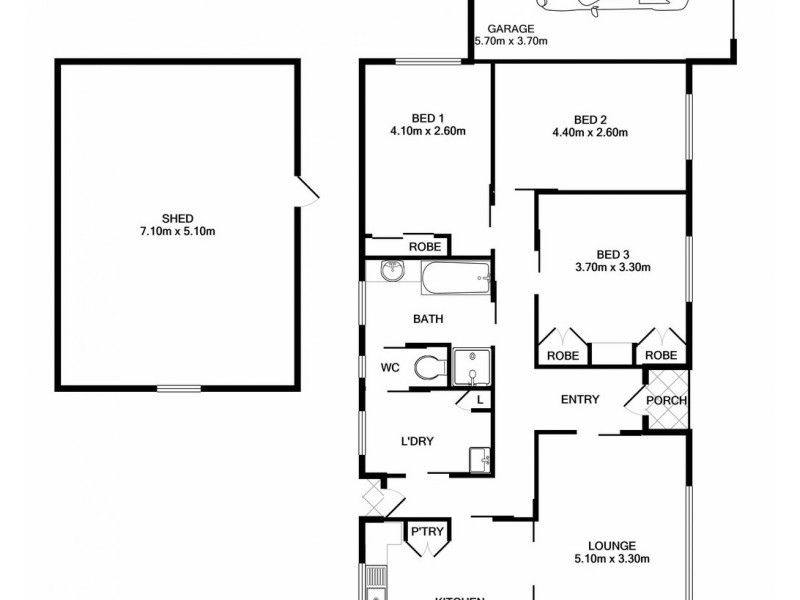 537 Webb Street, Lavington NSW 2641 Floorplan