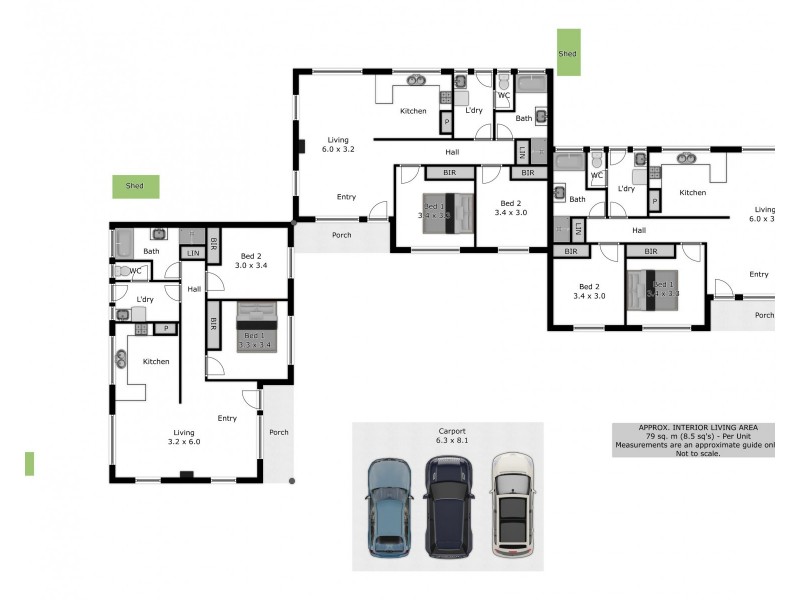1-3/9 McFarland Road, Wodonga VIC 3690 Floorplan