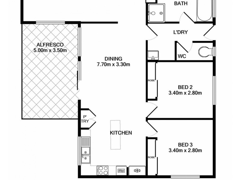 34 Azure Drive, Wodonga VIC 3690 Floorplan
