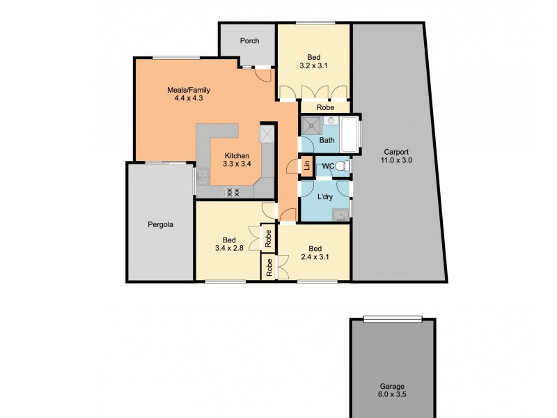 10 Ronan Court, Wodonga VIC 3690 Floorplan