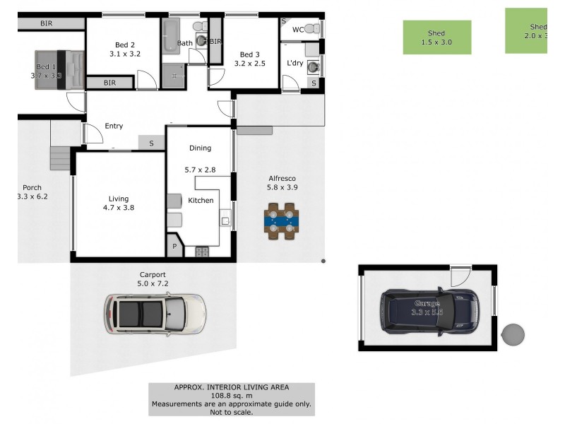 2 Ballard Street, Wodonga VIC 3690 Floorplan