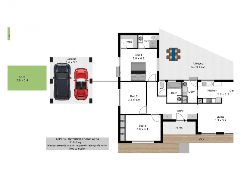 13 Ruby Road, Wodonga VIC 3690 Floorplan