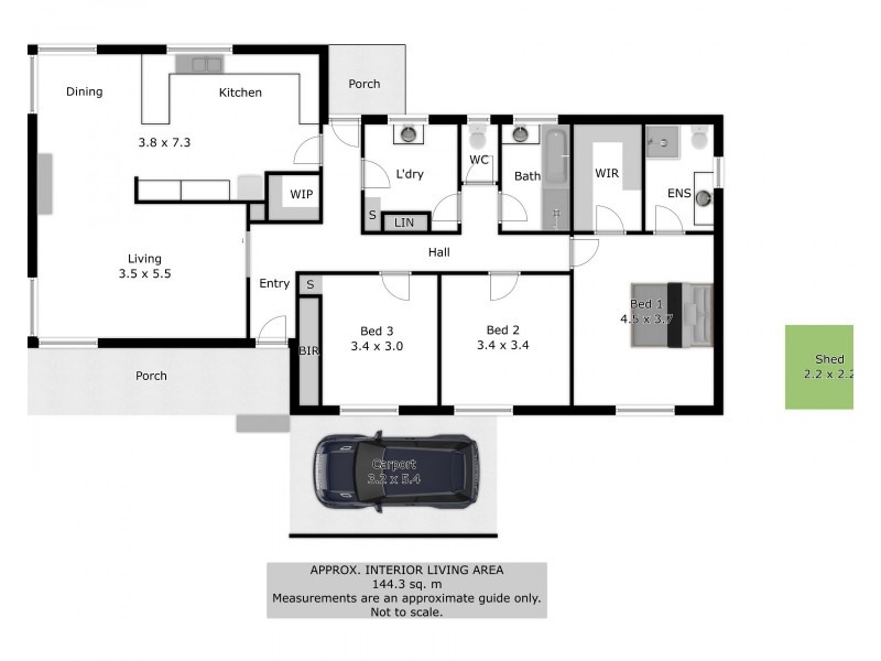 141 Lawrence Street, Wodonga VIC 3690 Floorplan