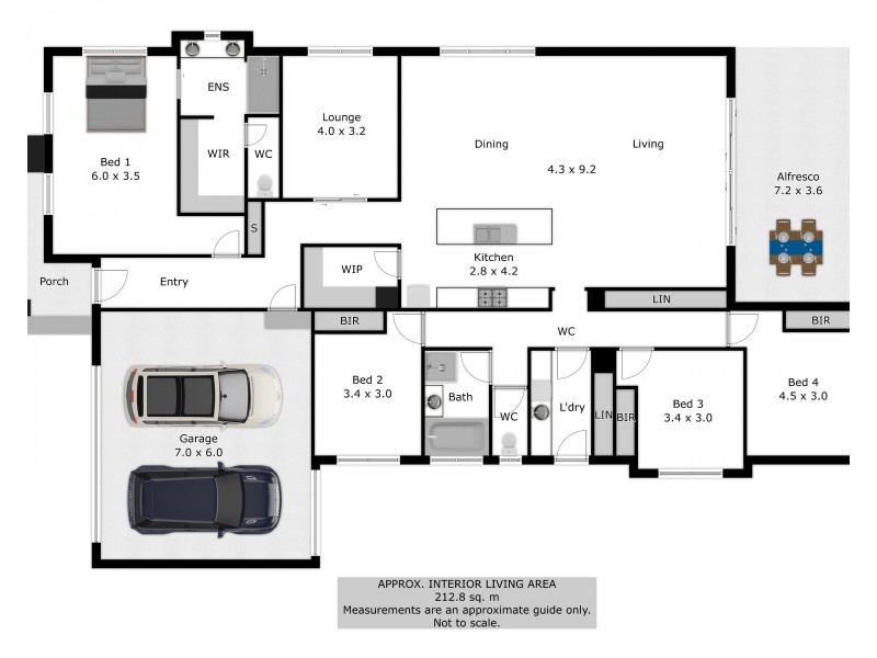 8 Kestrel Circuit, Wodonga VIC 3690 Floorplan