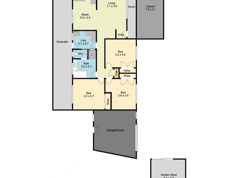 1 Roseland Road, Wodonga VIC 3690 Floorplan