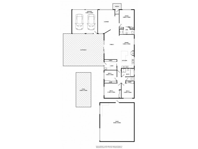 14 MacKenzie Crescent, Wodonga VIC 3690 Floorplan