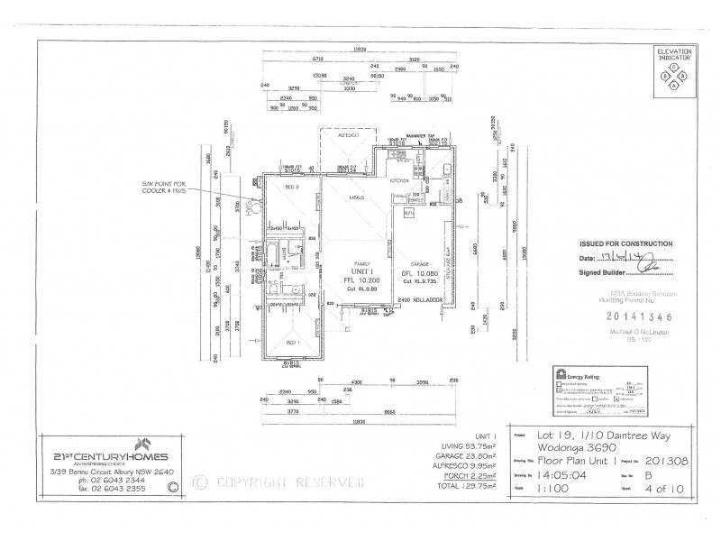 1/10 Daintree Way, Wodonga VIC 3690 Floorplan
