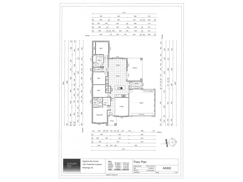 23 Pembroke Crescent, Wodonga VIC 3690 Floorplan
