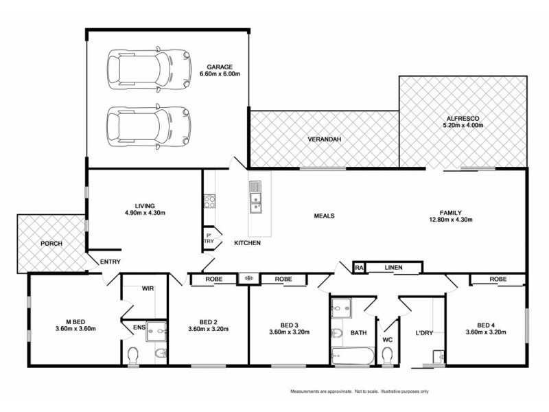 5 Finch Place, Bandiana VIC 3694 Floorplan