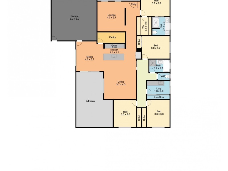 15 McDougall Grove, Wodonga VIC 3690 Floorplan
