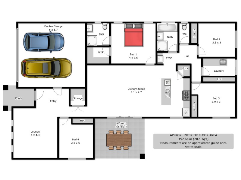 3 Weathers Place, Wodonga VIC 3690 Floorplan