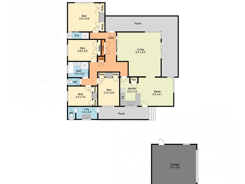 22 Ruby Road, Wodonga VIC 3690 Floorplan