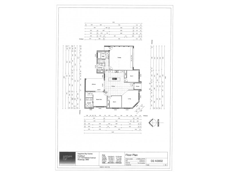 50 Badcoe Avenue, Wodonga VIC 3690 Floorplan