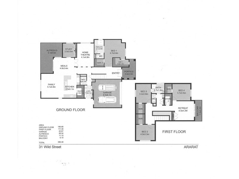 31 Wild Street, Ararat VIC 3377 Floorplan