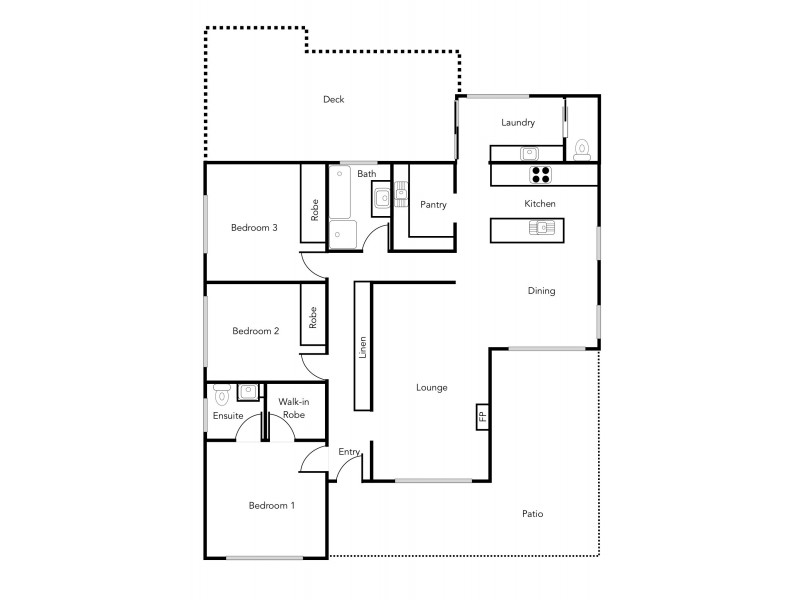 4 Spalding Street, Ararat VIC 3377 Floorplan