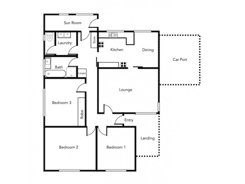 14 Truscott Street, Ararat VIC 3377 Floorplan