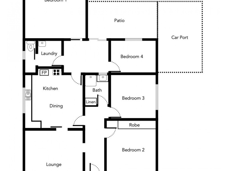 11 Queens Avenue, Ararat VIC 3377 Floorplan
