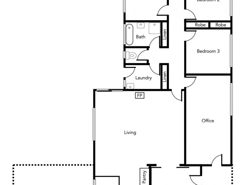 1-3 Ayrey Street, Willaura VIC 3379 Floorplan